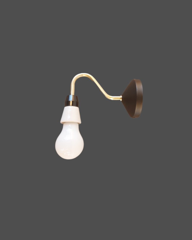 Aplique metal / Latón / Ceramica Brazo S