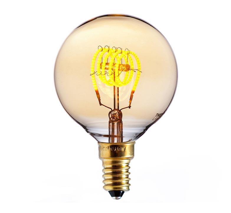 Globe 60 S Golden Dimmable LED 180LM 4W Extra Warm White 2000K