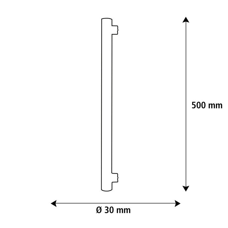 Segula 55193 LED Linestra 500mm 8W CLEAR - S14S 1900K 440LM